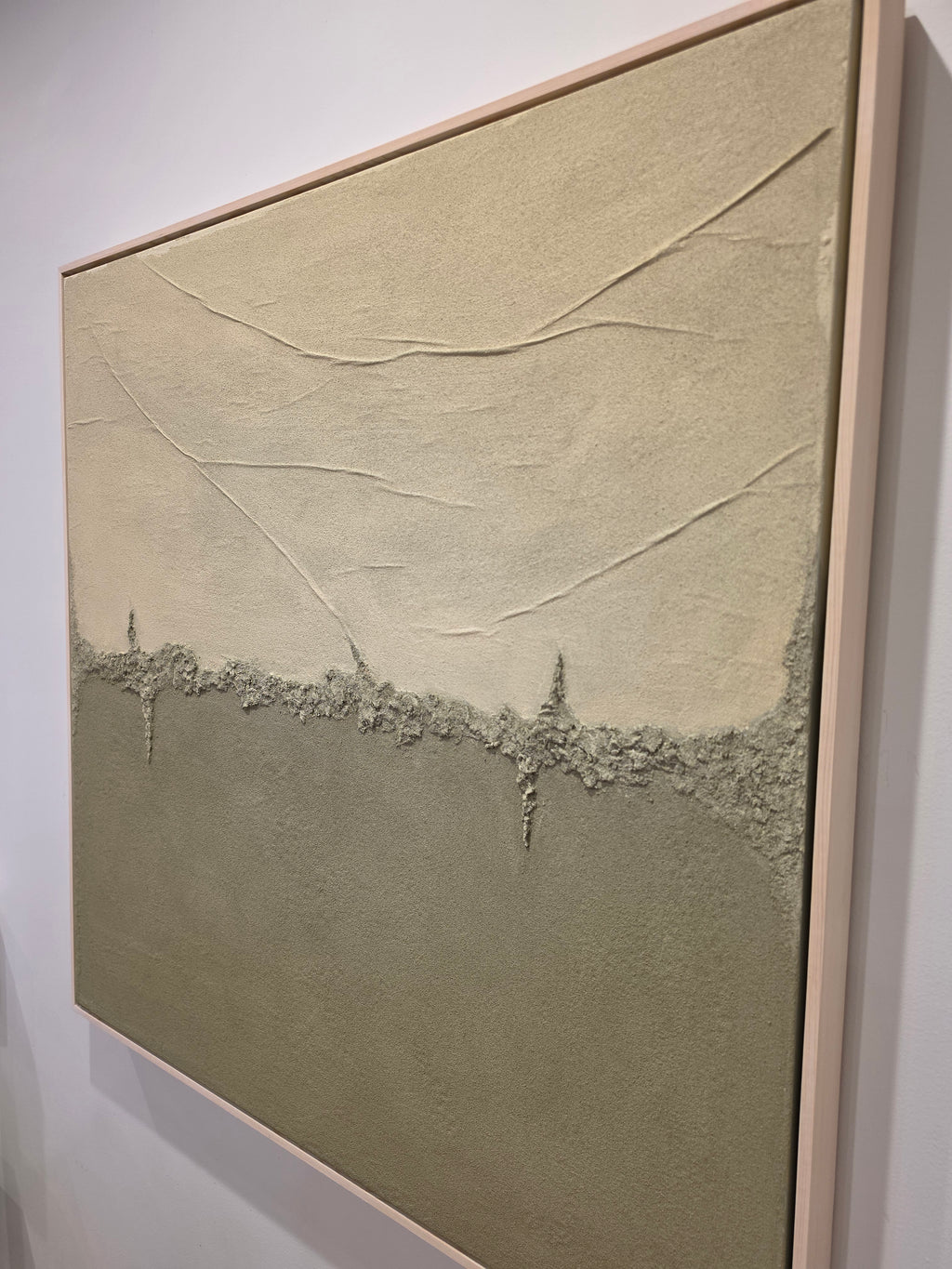 FAULT LINE: SAGE Single 1000mm x 1000mm 003