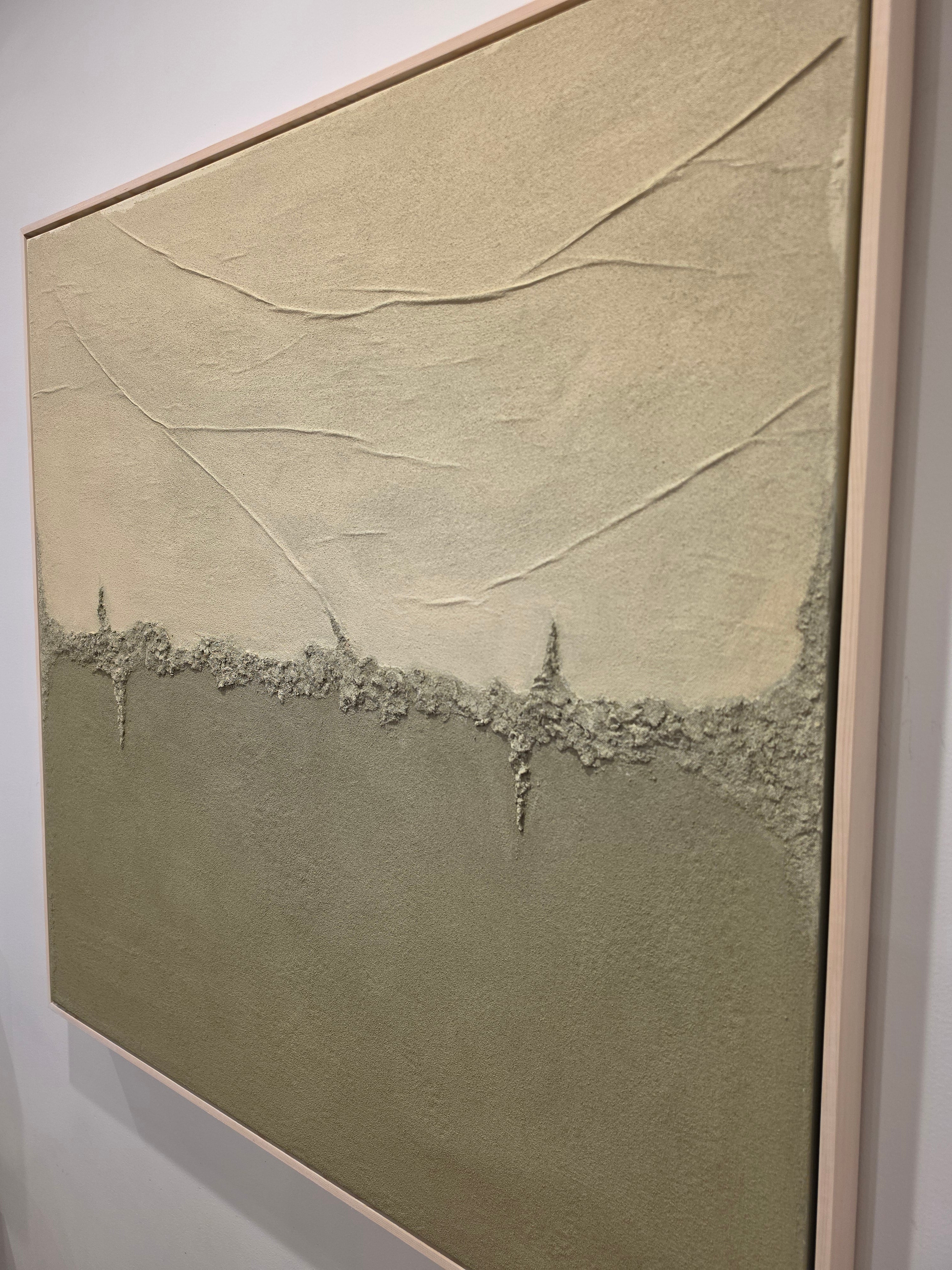 FAULT LINE: SAGE Single 1000mm x 1000mm 003